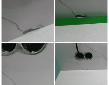 Реставрация скола на плитке